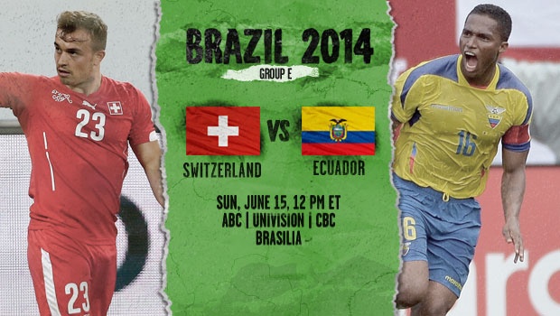Switzerland-Ecuador preview - World Cup 2014
