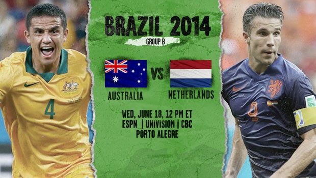 Australia-Netherlands preview - World Cup 2014