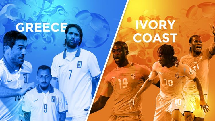 Greece-Ivory Coast preview - World Cup 2014