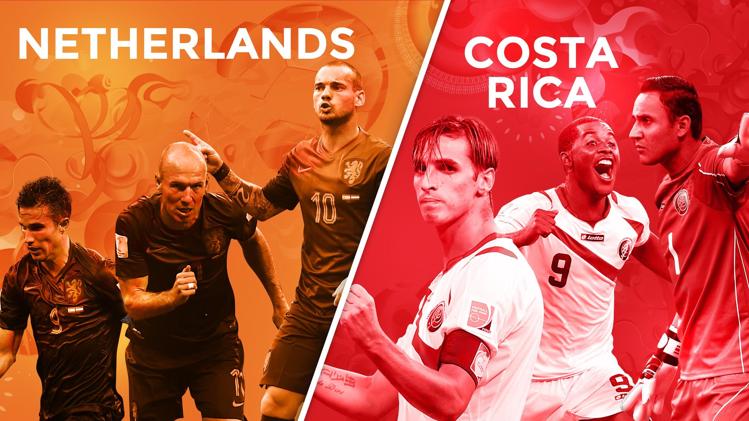 Netherlands-Costa Rica preview - World Cup 2014