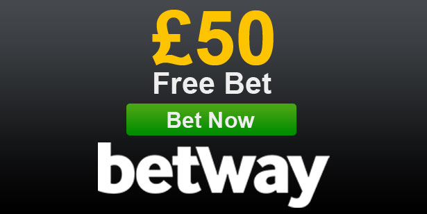 Betway £50 free bet offer