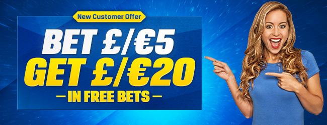 Coral Free Bet Offer - Bet £5 Get £20
