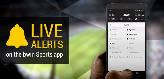 Bwin Live Alerts - Never miss out on an important event ever again