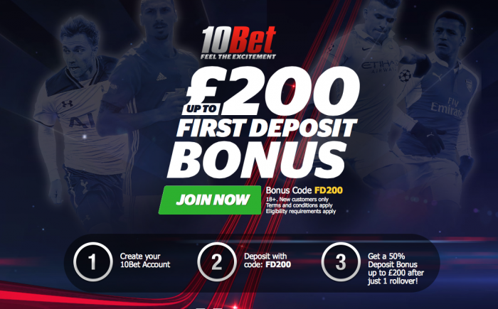 10bet sign up offer