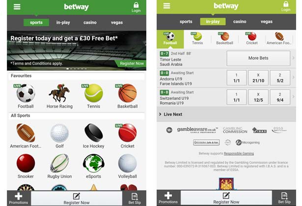 betway android app