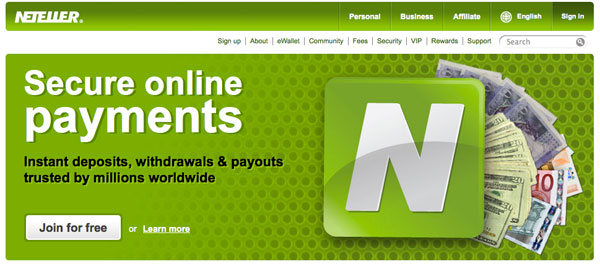 Betting with Neteller