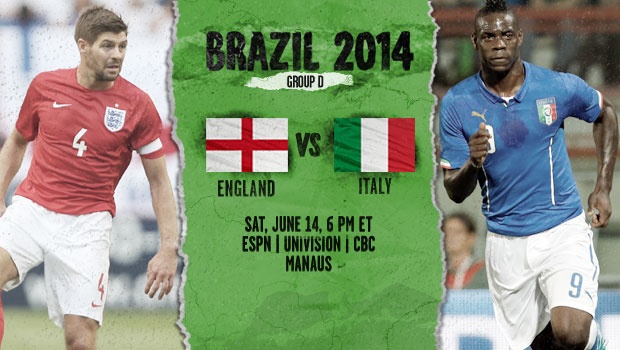 England-Italy preview - World Cup 2014