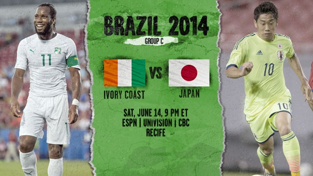 Ivory Coast-Japan preview - World Cup 2014
