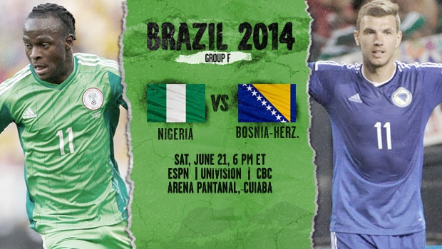 Nigeria-Bosnia-Herzegovina preview - World Cup 2014