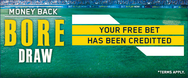 William Hill bore draw insurance