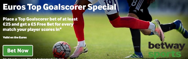 Betway Euro 2016 top goalscorer special