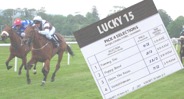 What is a lucky 15 bet?