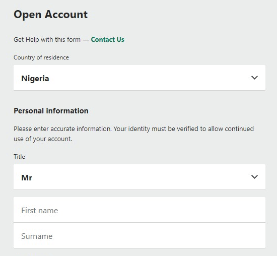 bet365 nigeria registration